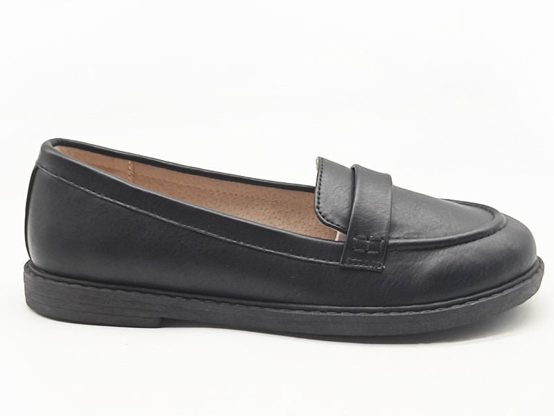 Classic Black Penny Loafers