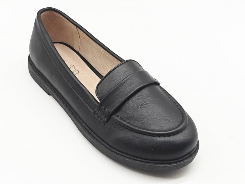 Classic Black Penny Loafers