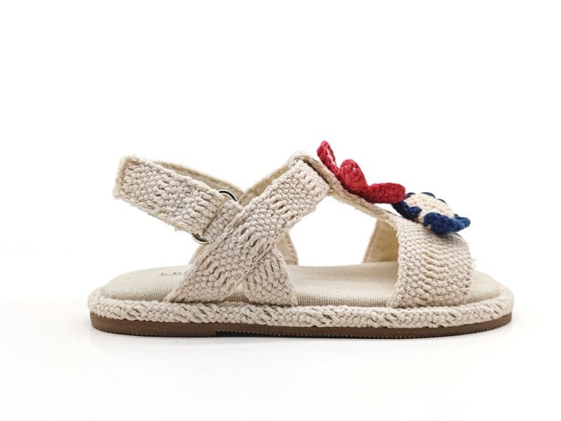 Crochet Flower Toddler Sandals