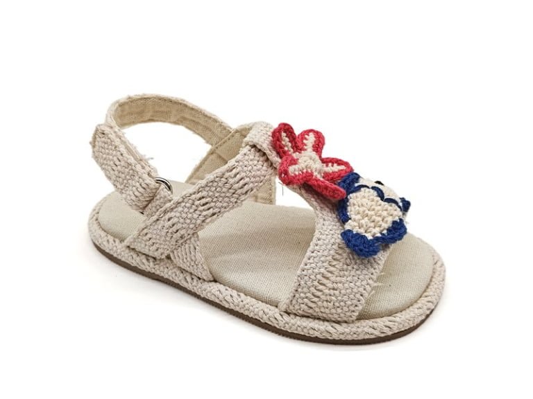 Crochet Flower Toddler Sandals