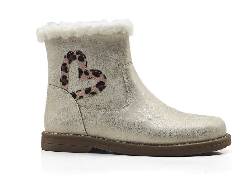 Leopard Heart Kids Winter Boots