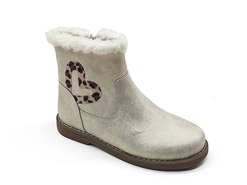 Leopard Heart Kids Winter Boots