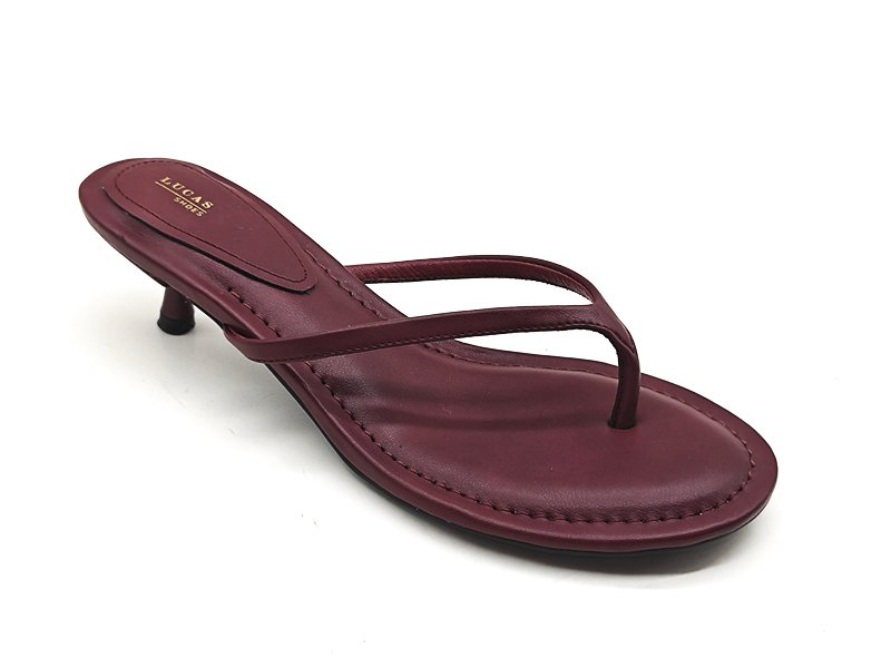 Minimal Flip-flop Style Heeled Mules