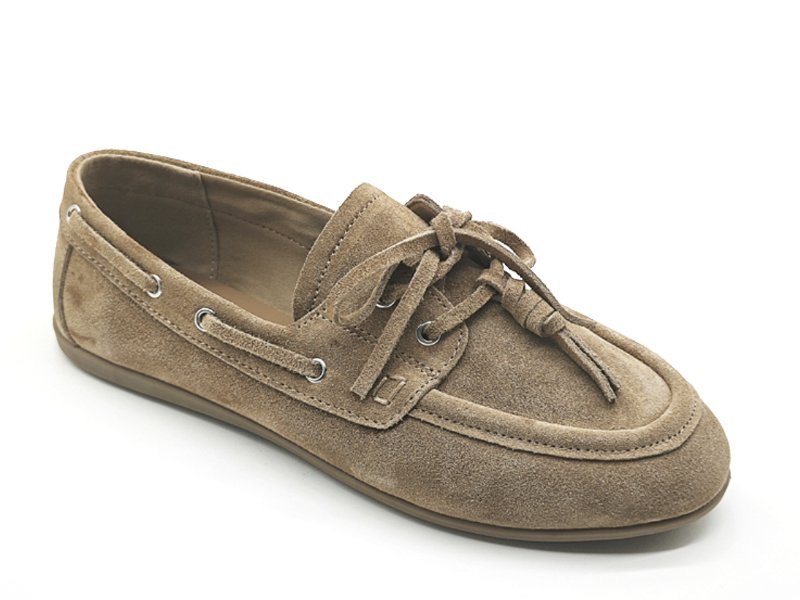 Tassel Suede Boat Shoes