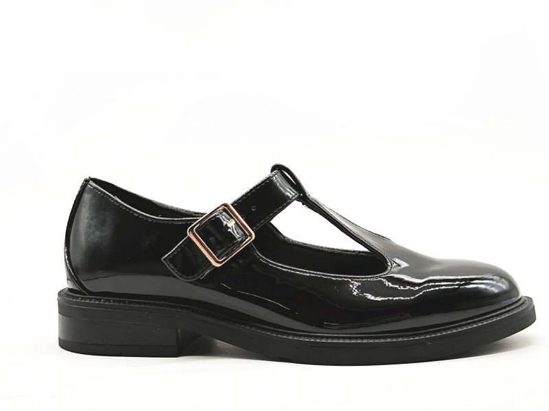 Thick Sole Buckle Mary Janes