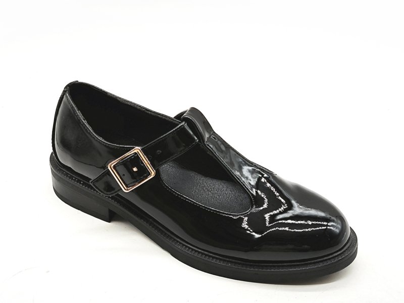 Thick Sole Buckle Mary Janes