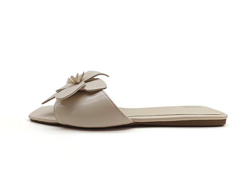 Floral Decor Flat Slip-on Slippers