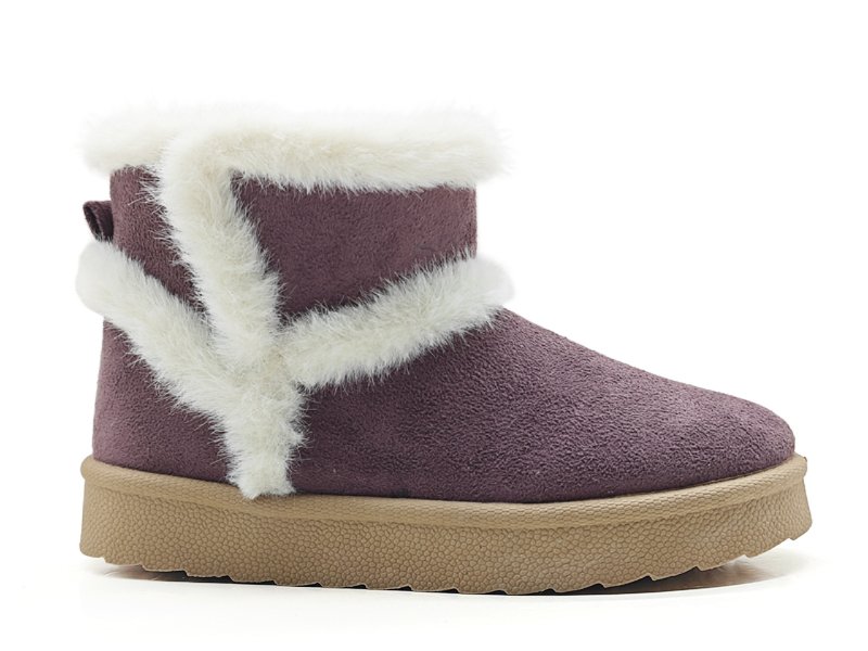 Fur Trim Kids Winter Boots