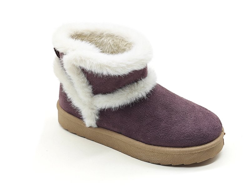 Fur Trim Kids Winter Boots