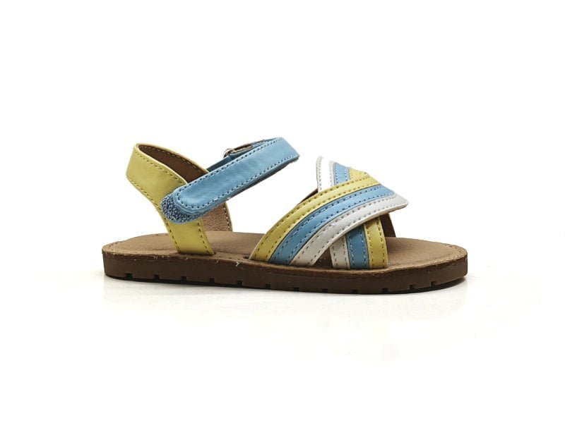 Twist Color Block Kids Sandals