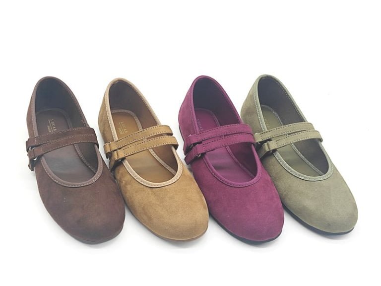 Multi-color Single Strap Mary Jane Flats