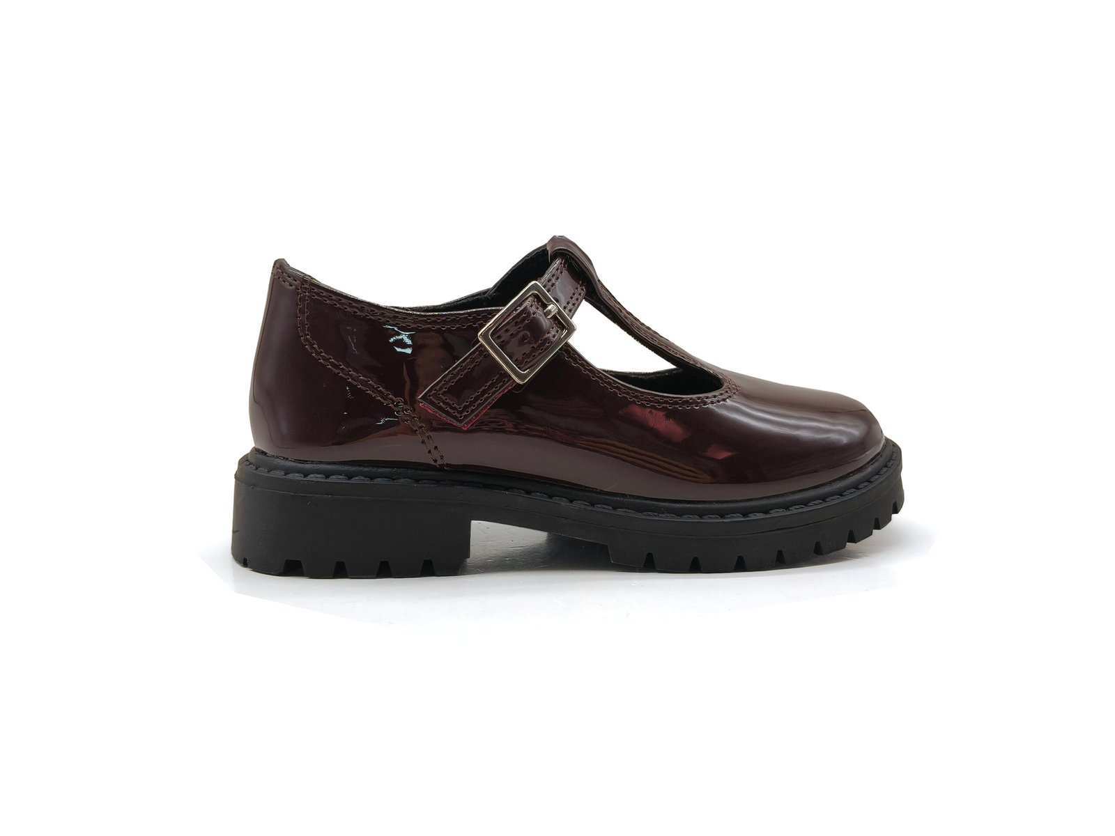 Patent Chunky Mary Jane Shoes