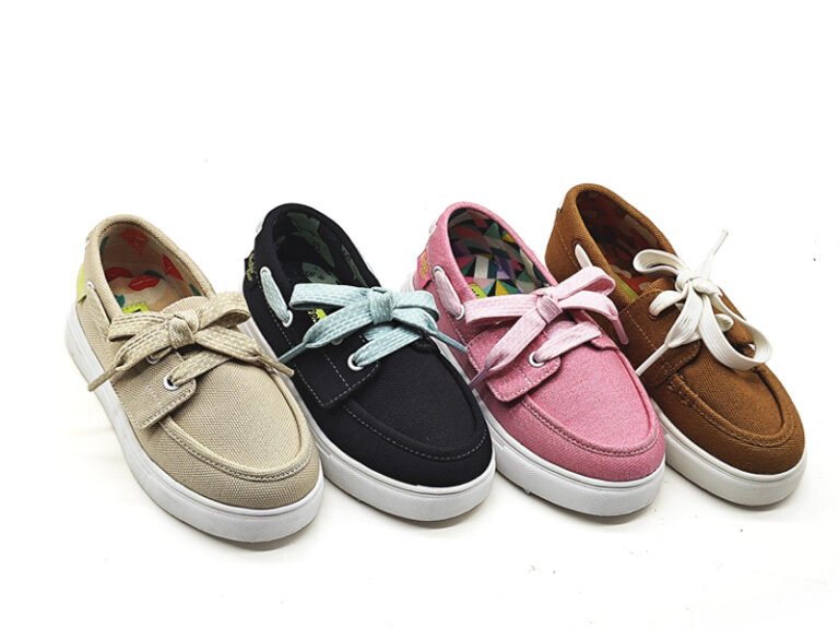 Kids Canvas Boat Shoes