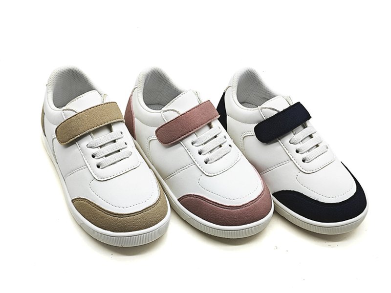 Color Block Kids Velcro Sneakers