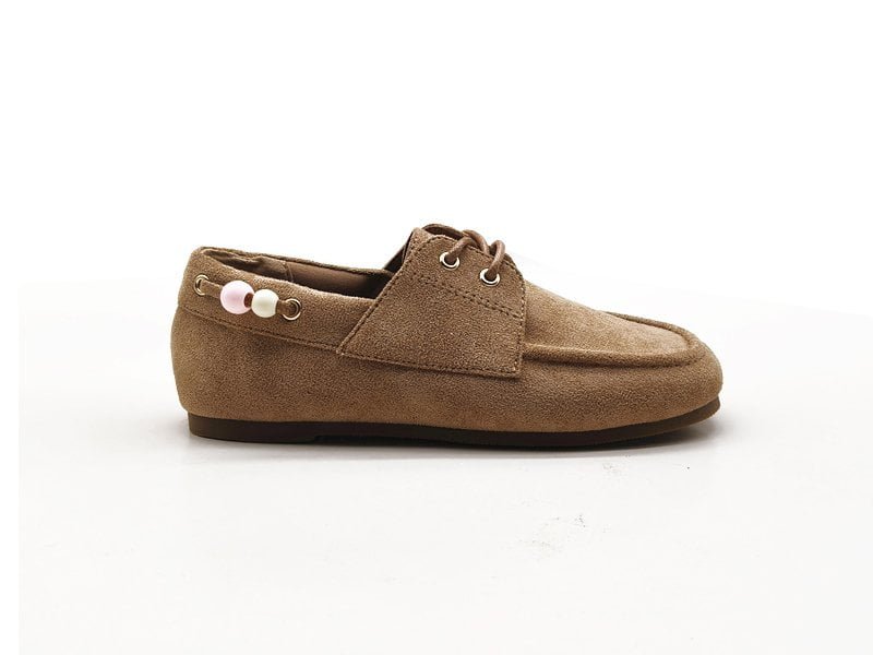 Bead Decor Kids Boat Shoes