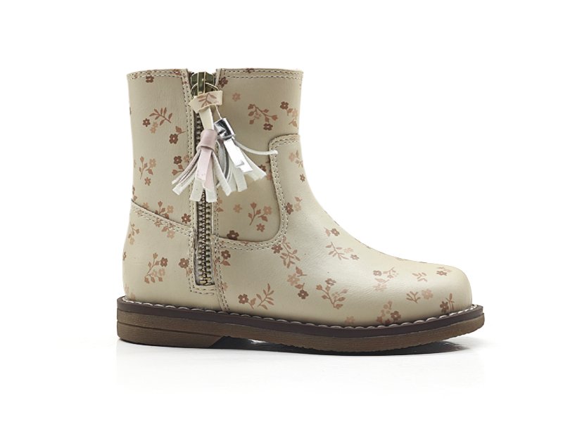 Floral Tassel Kids Boots