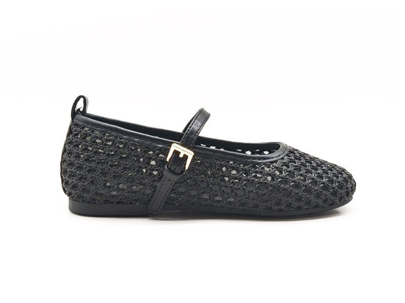 Hollow Woven Mary Janes