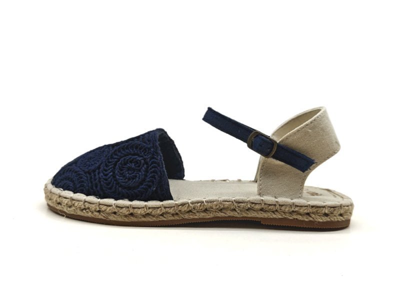 Crochet Lace Espadrille Sandals
