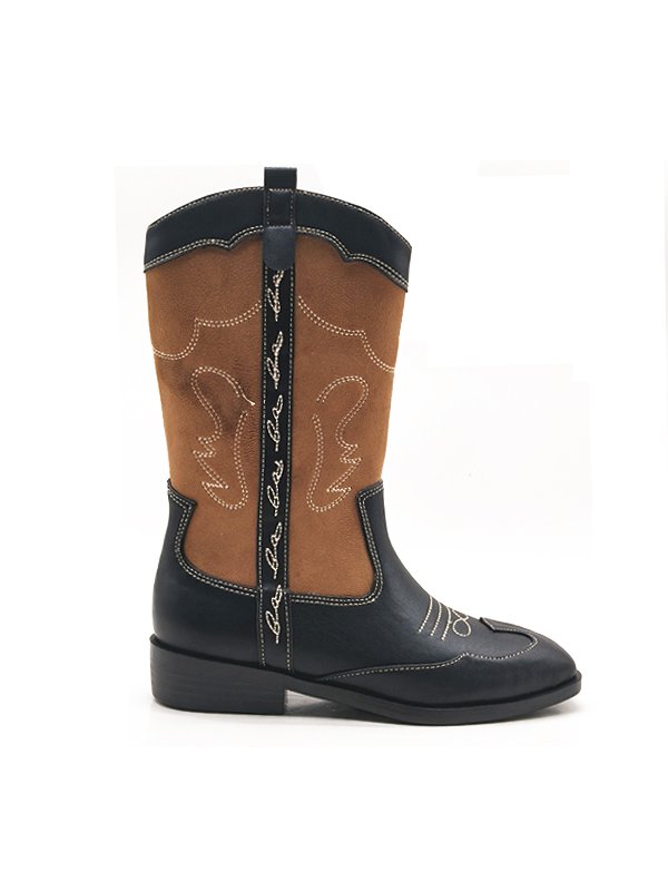 Two-Tone Kids Cowboy Boots