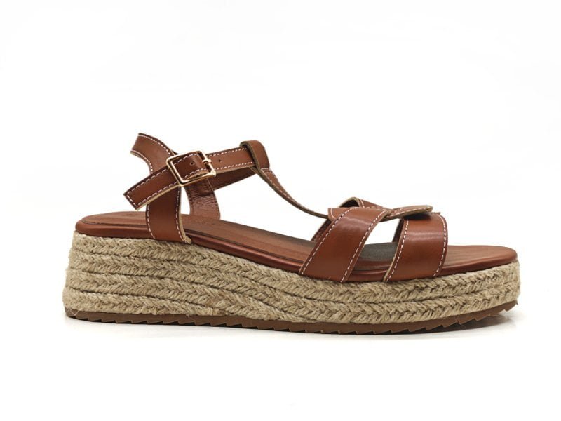 Woven Strap Platform Sandals