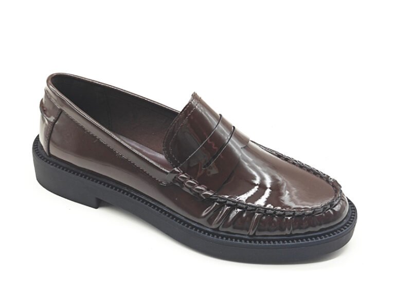 Patent Penny Loafers
