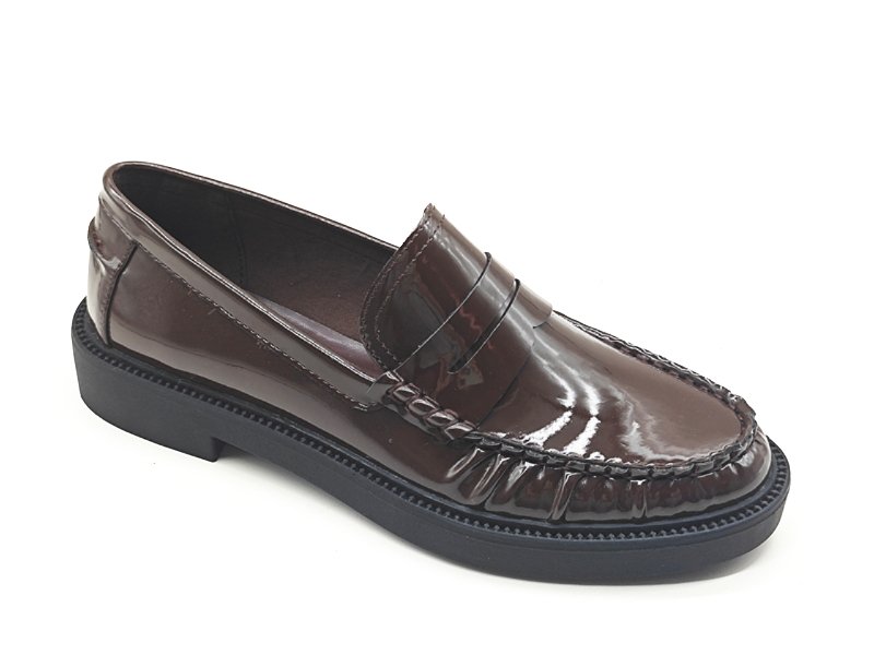 Patent Penny Loafers