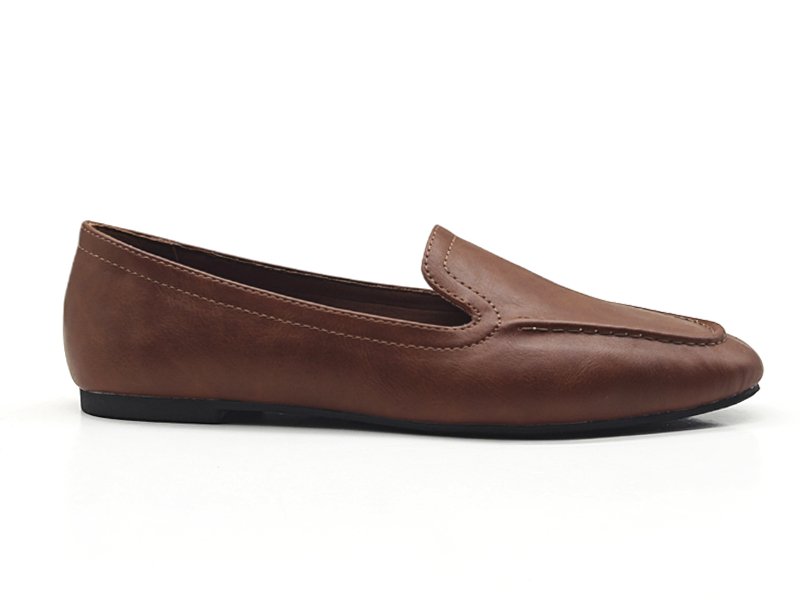 Classic Soft Leather Flat Loafers