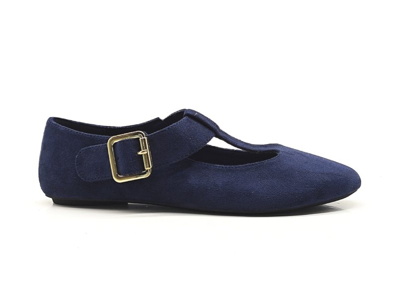 Ankle strap ballet pumps