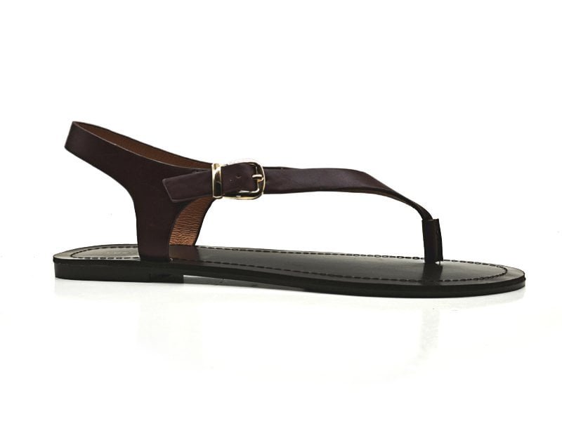 Thong Slingback Flat Sandals