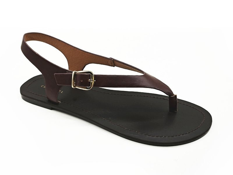 Thong Slingback Flat Sandals