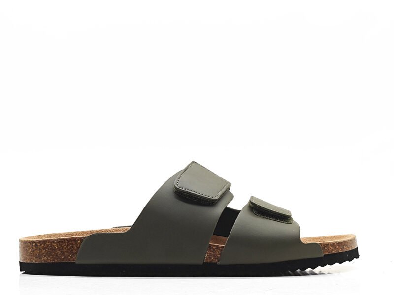 Dual Strap Cork Footbed Sandals