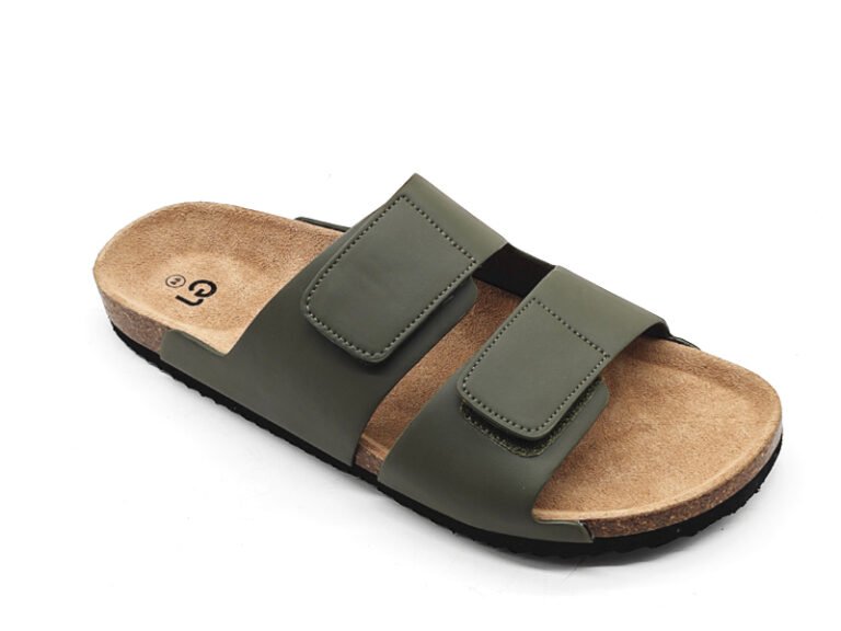 Dual Strap Cork Footbed Sandals