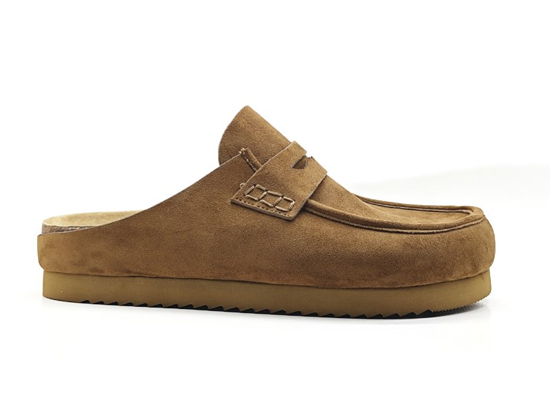 Suede Strap Clog Mules