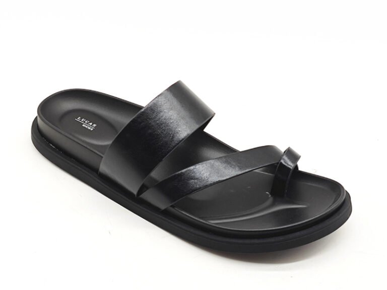 Single Strap Toe Loop Slide Sandals