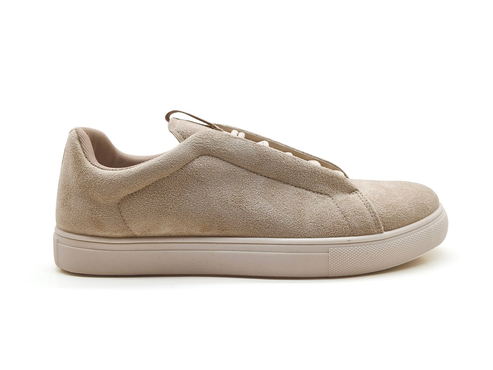 Suede Hidden Laces Casual Sneakers