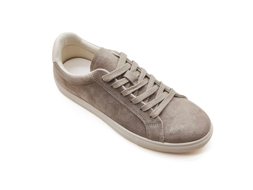 Solid Suede Lace-up Sneakers
