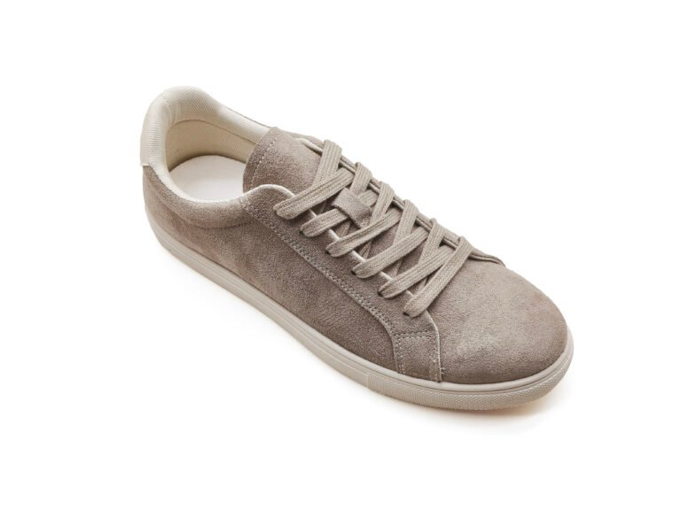 Solid Suede Lace-up Sneakers
