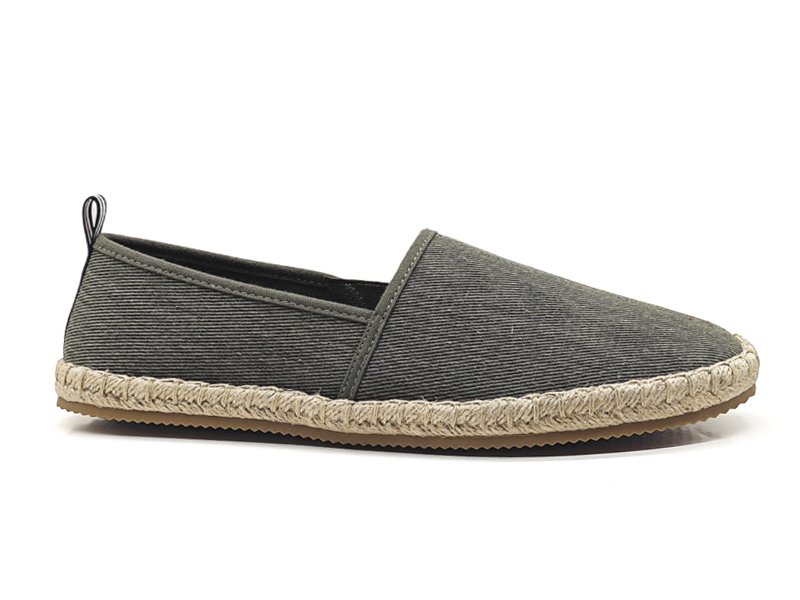 Solid Canvas Slip-on Espadrille Flat Shoes