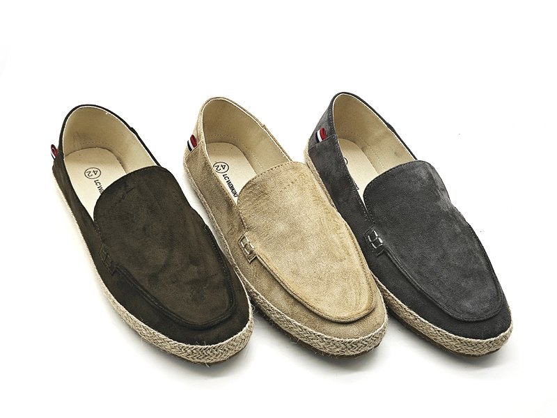 Suede Slip-on Espadrille Flat Shoes