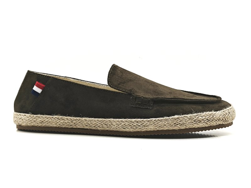 Suede Slip-on Espadrille Flat Shoes