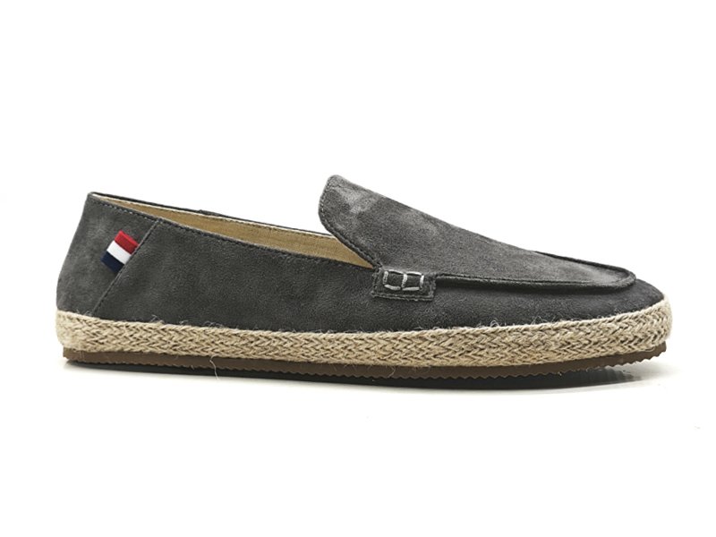 Suede Slip-on Espadrille Flat Shoes
